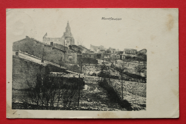 Postcard PC 1916 Montfaucon WWI France
